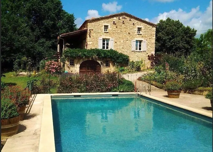 公寓 Petite Vue Puy-lʼÉvêque